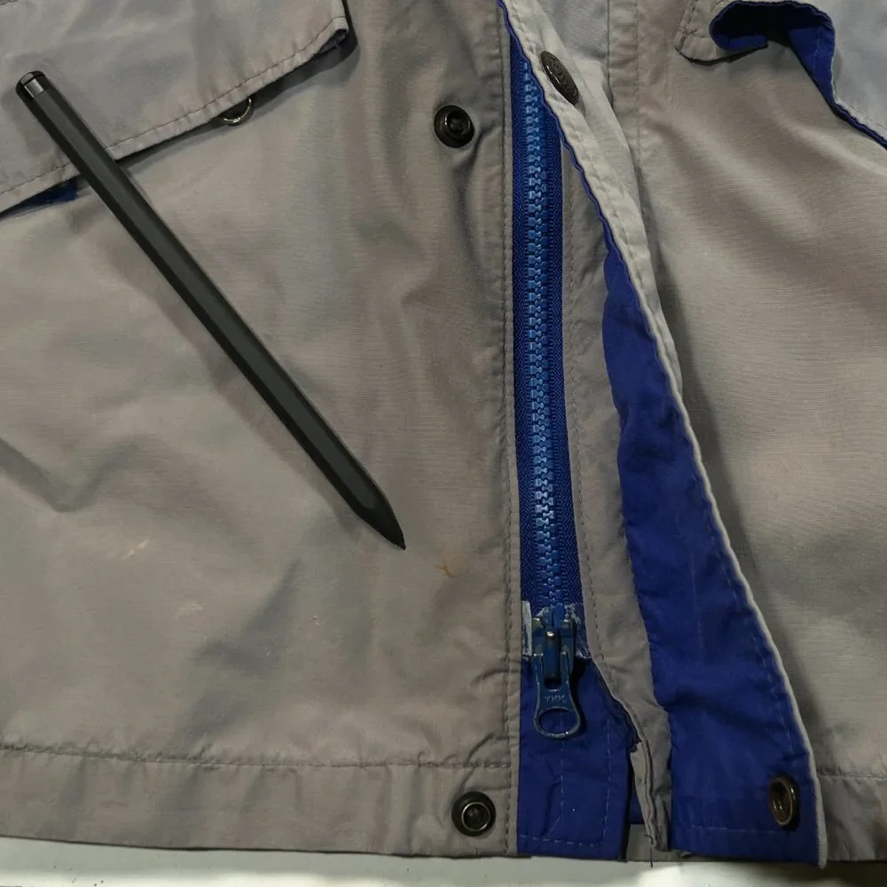 The North Face Gore-Tex Jacket Mens Medium VTG Made in USA‎ Hooded Gray
